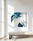fine art wendy martin floral_in_blue painting