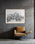 ANANDA: FLORAL IN GRAPHITE