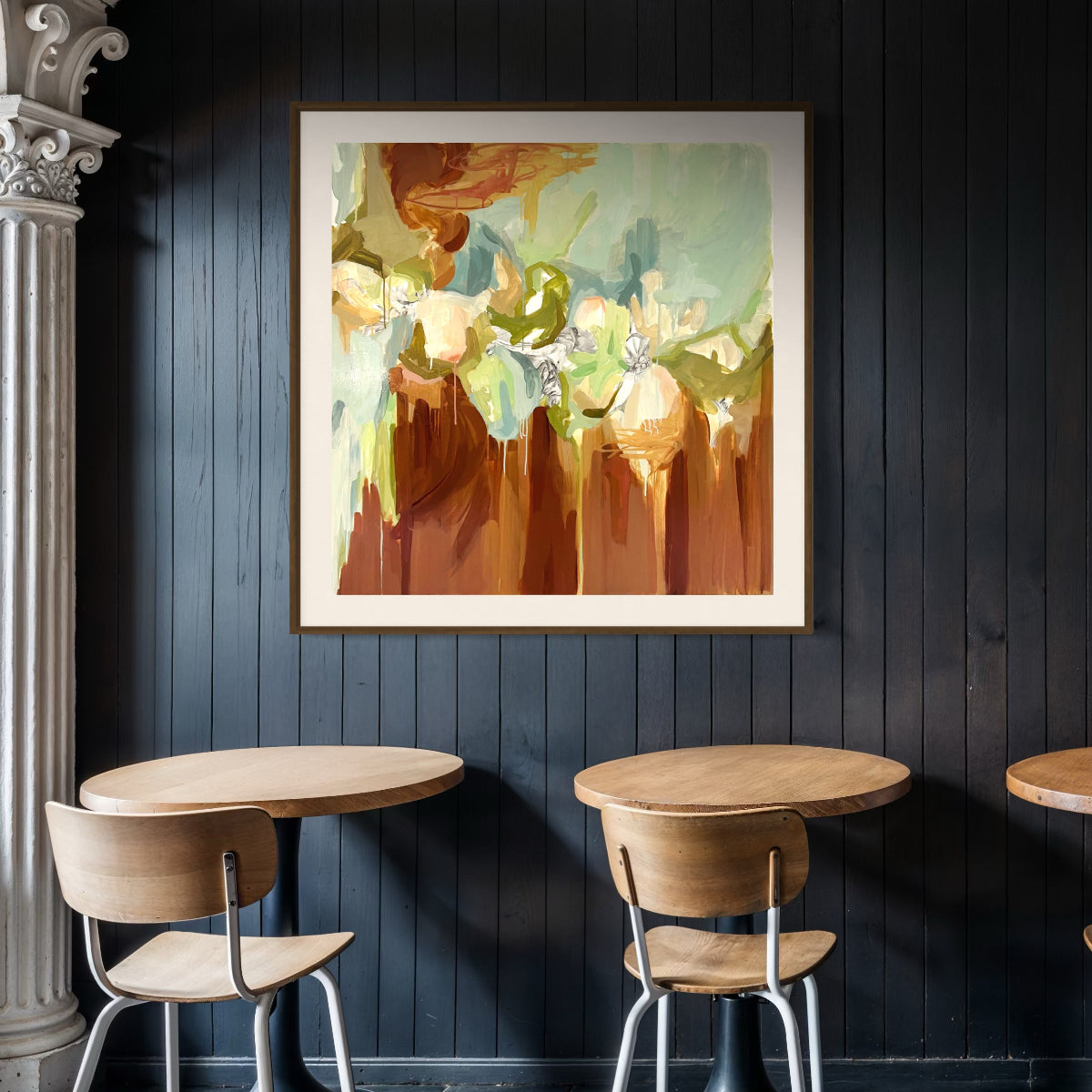 wendy martin fine art in commercial cafe