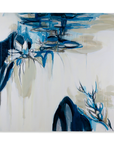 Wendy Martin fine art painting on panel - Flow State Floral