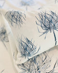 PALM PETITE Pillow | Indigo on Oyster