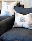 PALM PETITE | INDIGO ON OYSTER