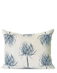 PALM PETITE Pillow | Indigo on Oyster