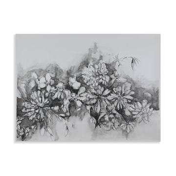 ANANDA: FLORAL IN GRAPHITE