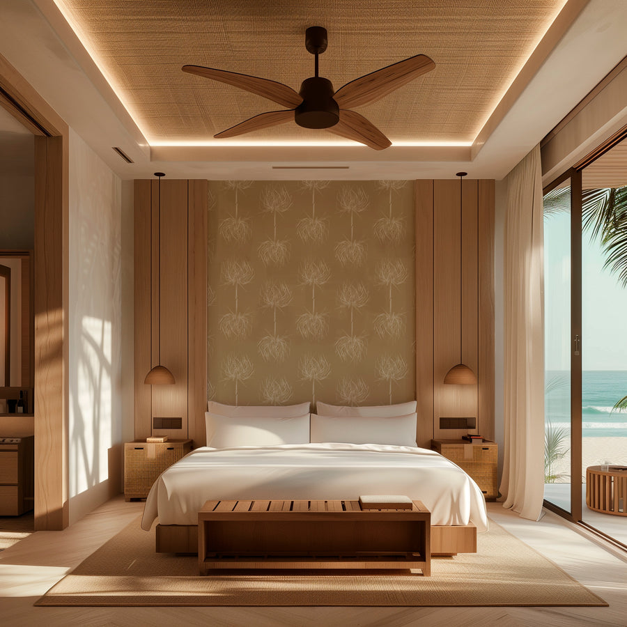 PALM GRASSCLOTH | STRAW