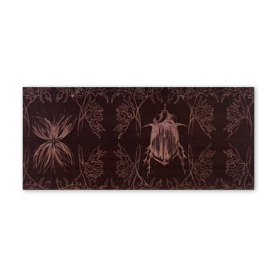 BEETLE + BUD GRASSCLOTH | MULBERRY