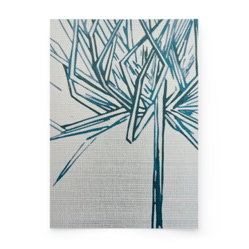 PALM GRASSCLOTH | INDIGO