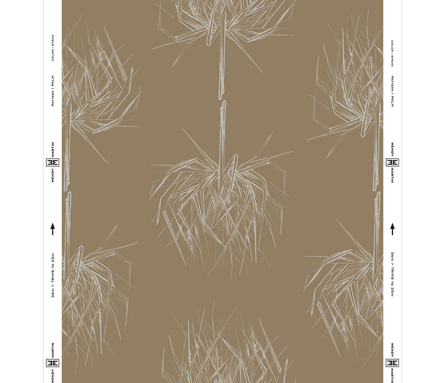 PALM GRASSCLOTH | STRAW