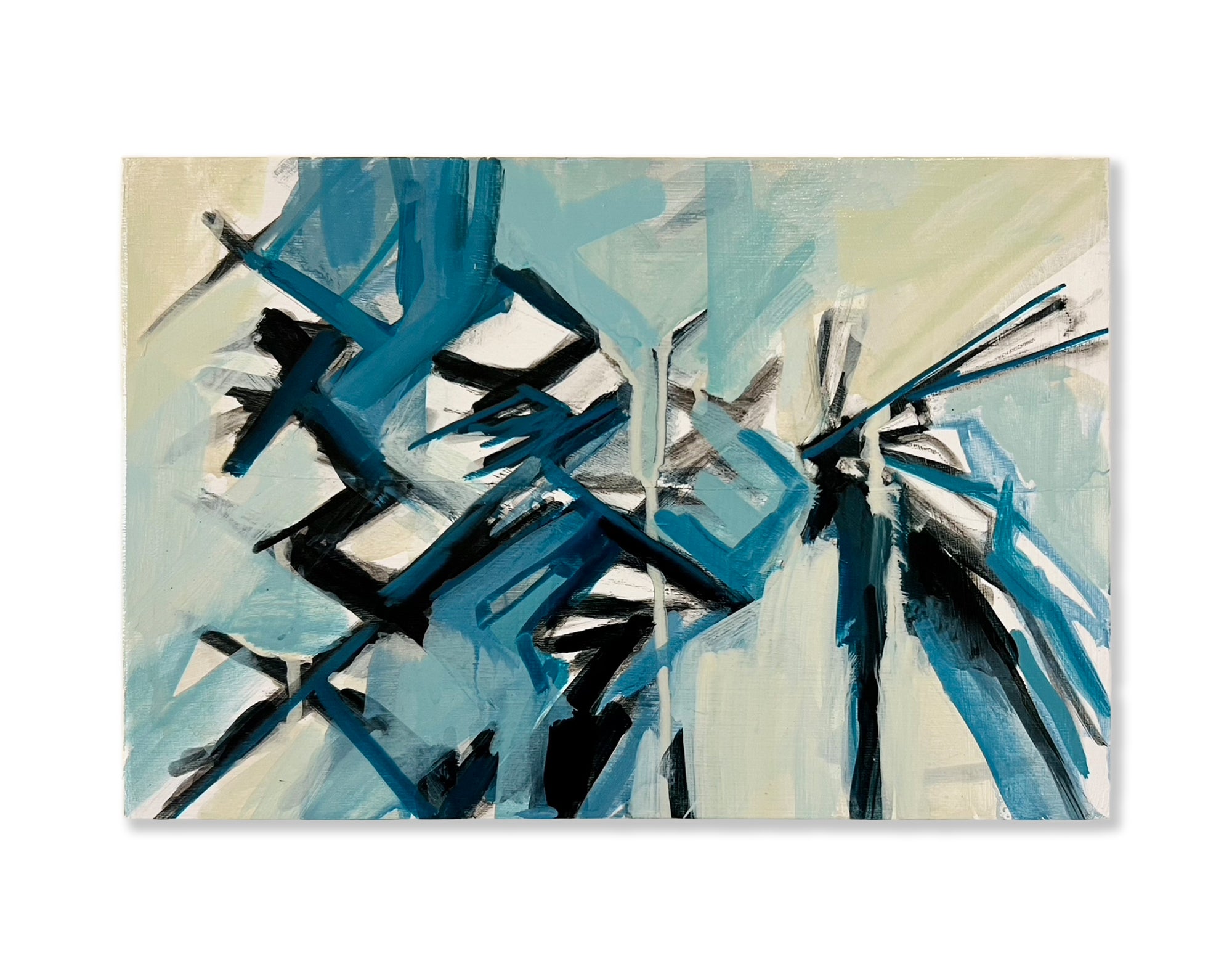 small work on panel - wendy martin art savannah artist