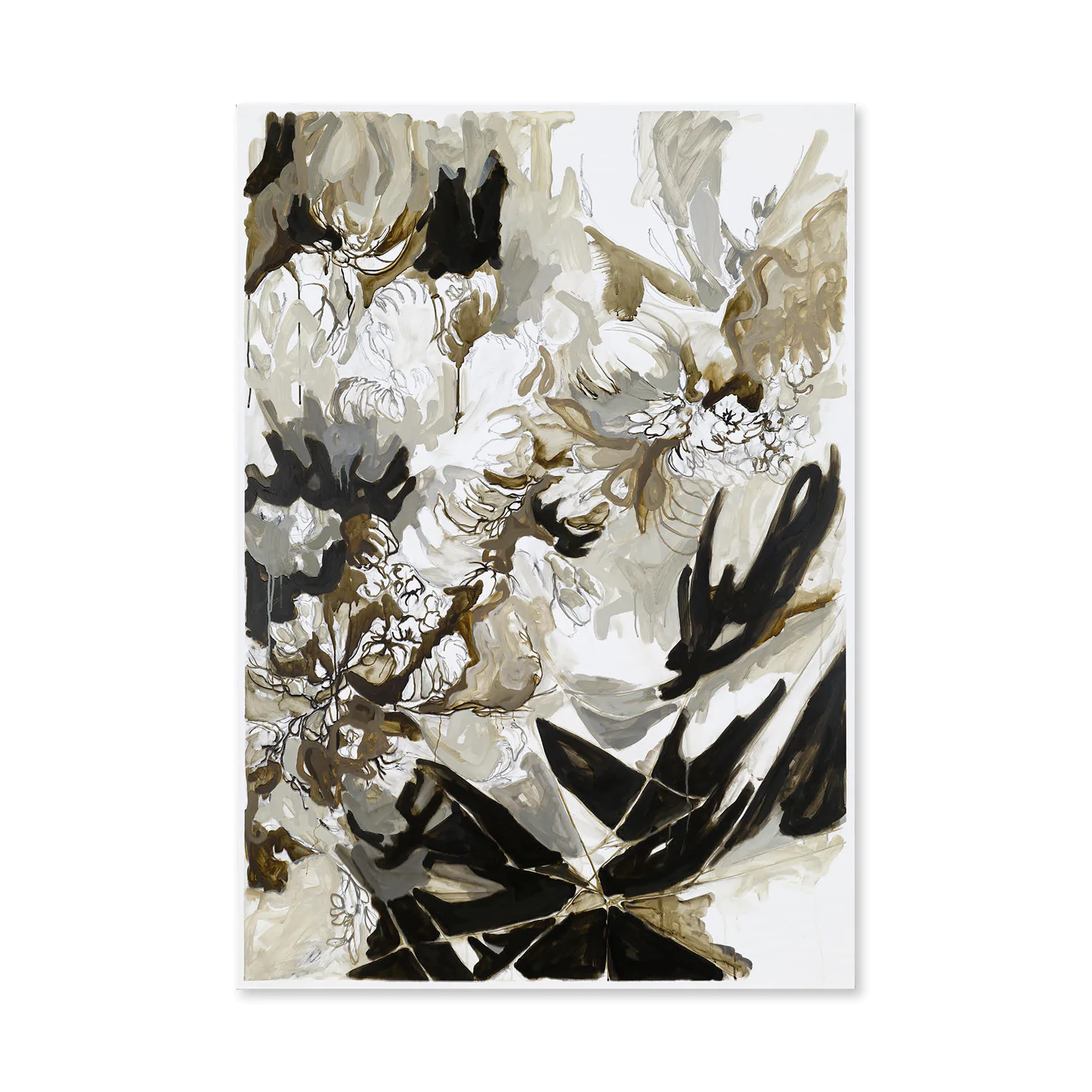 Flourish NO. 2 works on paper by WM Art