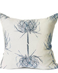 PALM Pillow | Indigo on Oyster